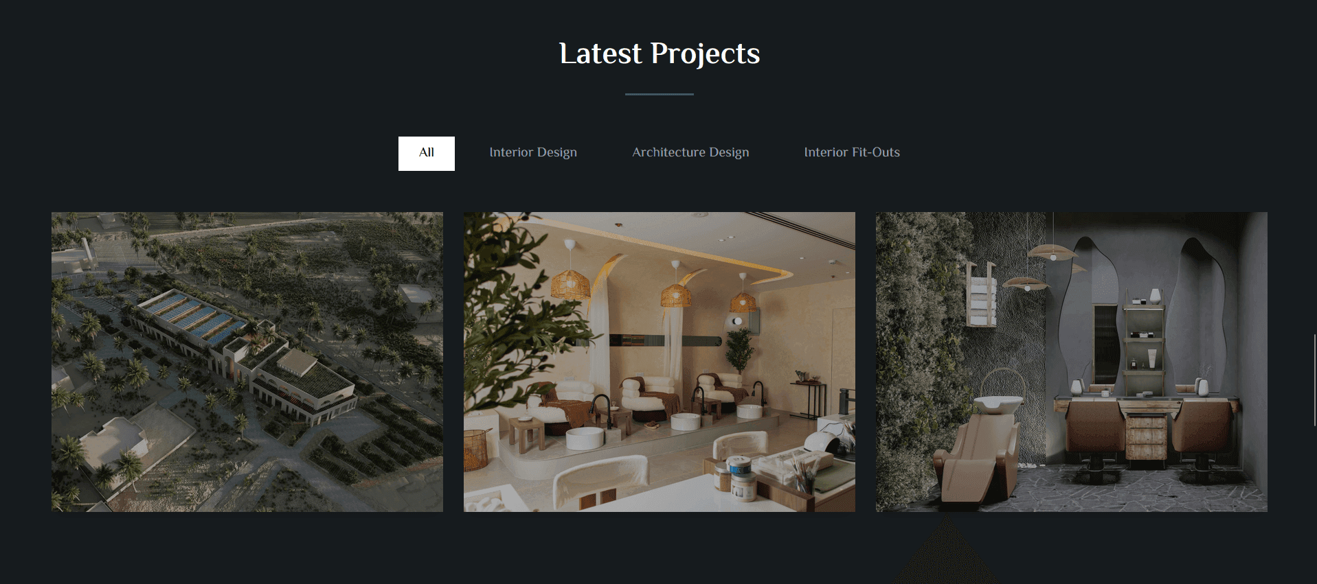 SM Studios latest projects grid